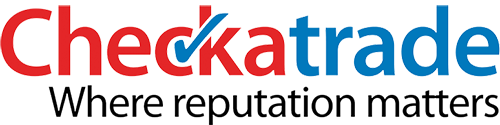 Paul Scott Drainage Solutions checkatrade logo black text